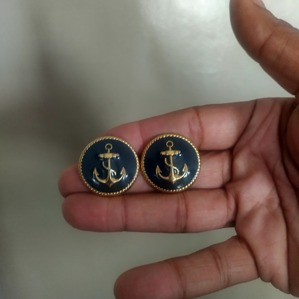 Vintage nautical earrings